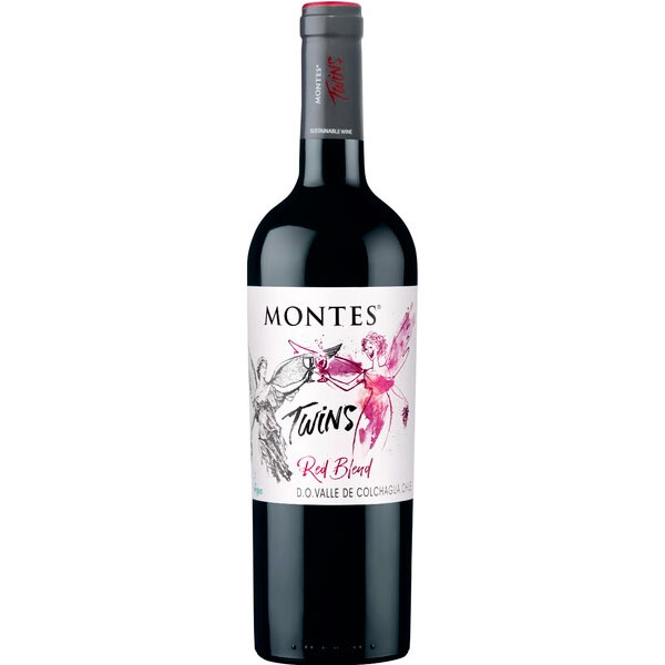 Вино Красное Полусухое Montes Twins Colchagua Valley 2023 0,75 л фото