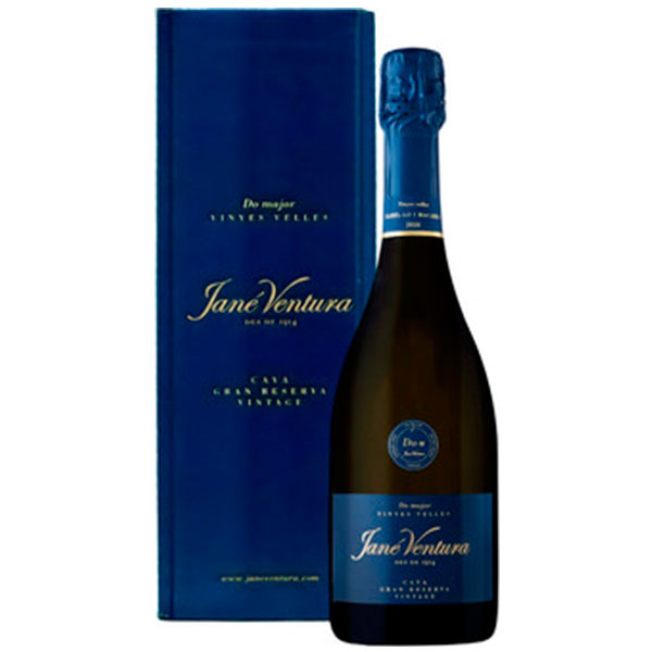 Вино игристое Белое Брют Jane Ventura Do m Gran Reserva Vintage Brut Nature Cava in gift box 2016 0, фото