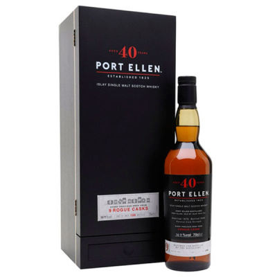 Виски Port Ellen 40 Years Old Single Malt Islay in gift box 0,70 л фото