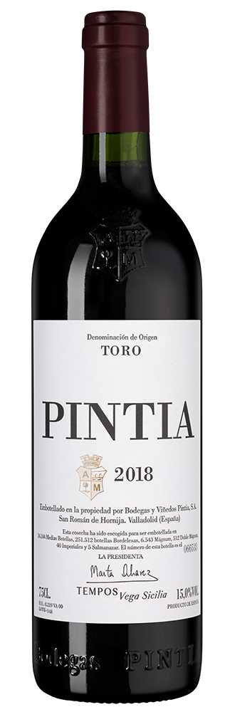 Вино Красное Сухое Pintia Toro 2018 0,75 л фото