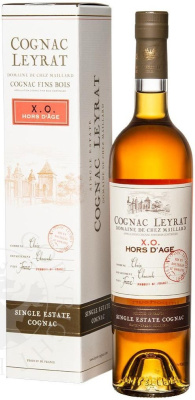Коньяк Leyrat XO Hors d'Age in gift box 0,7 л фото