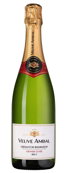 Вино игристое Белое Брют Veuve Ambal Grande Cuvee Cremant de Bourgogne Brut 2023 0,75 л фото
