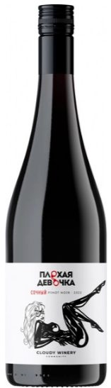 Вино Красное Сухое Cloudy Winery Plohaya Devochka Pinot Noir Kuban 2022 0,75 л фото