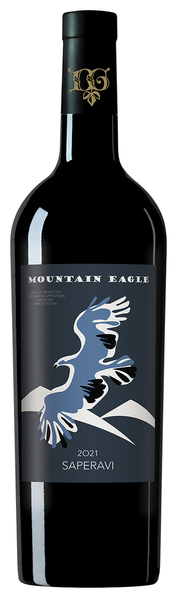 Вино Красное Сухое Mountain Eagle Saperavi 2021 0,75 л фото