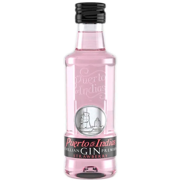 Джин Puerto de Indias Strawberry 0,05 л фото