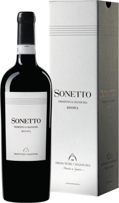 Вино Красное Сухое Produttori Vini Manduria Sonetto Riserva 2019 0,75 л фото