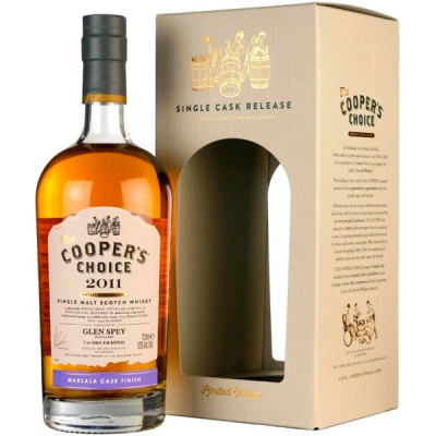 Виски The Cooper's Choice Glen Spey Marsala Single Malt Speyside in gift box 2011 0,7 л фото
