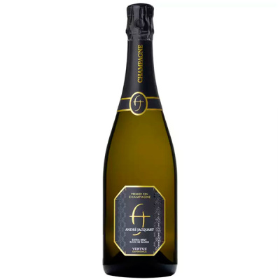 Шампанское Белое Брют Andre Jacguart Premier Cru Vertus Experience Blanc de Blanc Champagne in gift box 0,75 л фото