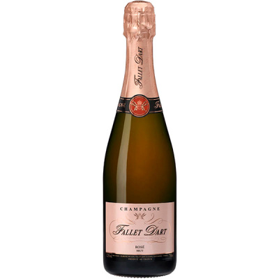 Вино игристое Розовое Брют Fallet Dart Rose Brut Champagne 0,75 л фото