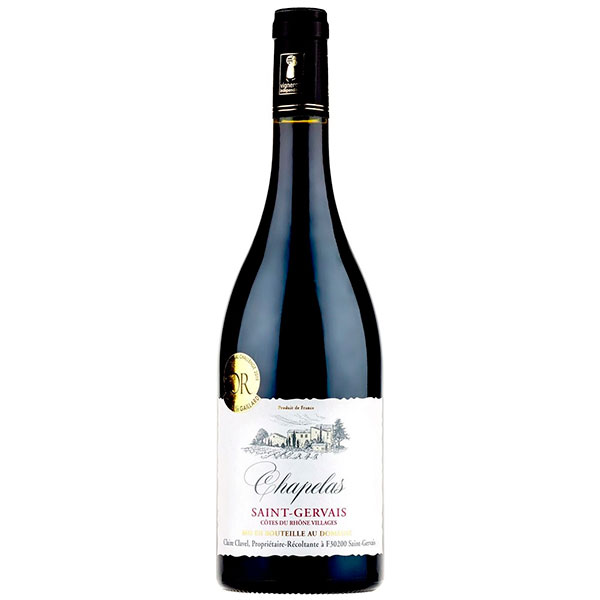 Вино Красное Сухое Chapelas Saint-Gervais Cotes du Rhone Villages 2018 0,75 л фото