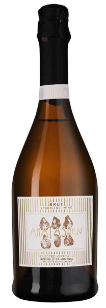 Вино игристое Белое Брют Aratashen Brut 2023 0,75 л фото
