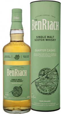 Виски Benriach Quarter Casks Single Malt Speyside in tube 0,7 л фото