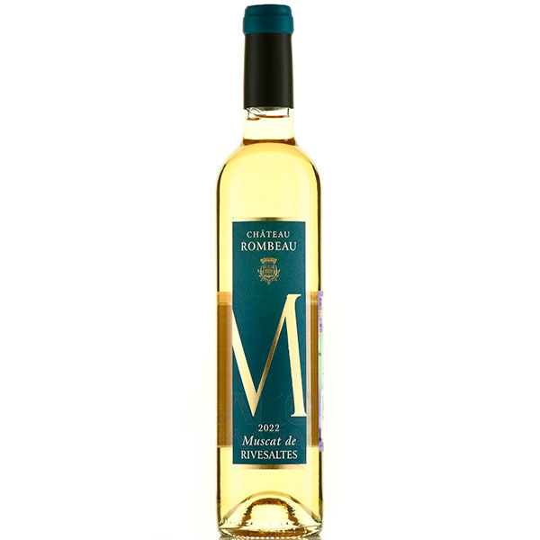 Вино Белое Chateau Rombeau Muscat de Rivesaltes 2022 0,5 л фото