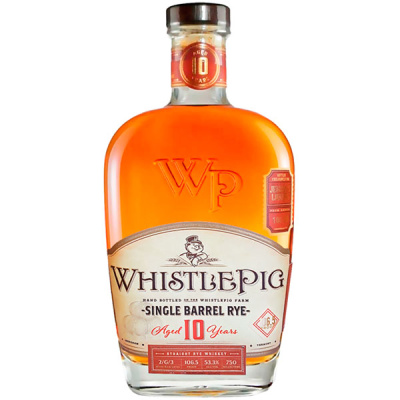 Виски WhistlePig 10 Year Old Single Barrel Straight Rye Whiskey in gift box 0,70 л фото
