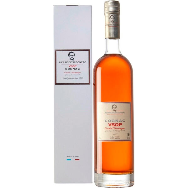 Коньяк Pierre de Segonzac VSOP Grande Champagne in gift box 0,7 л фото