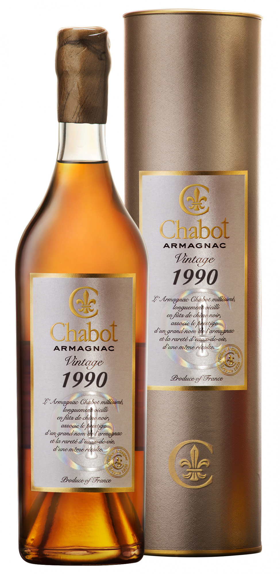 Арманьяк Chabot in tube 1990 0,7 л фото
