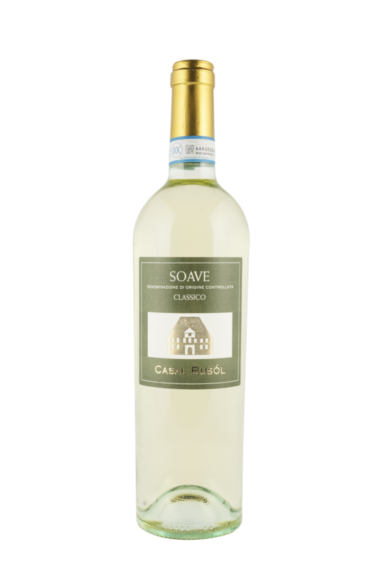 Вино Белое Сухое Casal Busol Soave Classico 2024 0,75 л фото