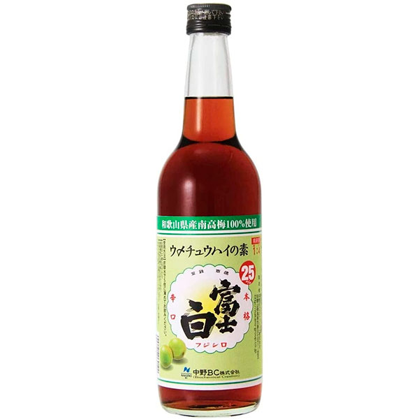 Ликер Nakano Fujishiro Ume Chuhai 0,6 л фото