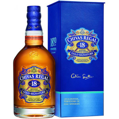 Виски Chivas Regal 18 years old in gift box 0,70 л фото