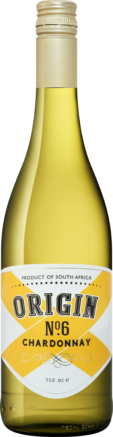 Вино Белое Сухое Origin Wine Origin № 6 Chardonnay Western Cape 2023 0,75 л фото