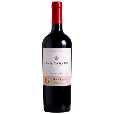 Вино Красное Сухое Santa Carolina Gran Reserva Carmenere Valle del Rapel 2019 0,75 л фото