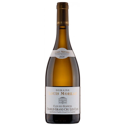 Вино Белое Сухое Domaine Louis Moreau Chablis Grand Cru Les Clos Clos des Hospices 2020 0,75 л фото