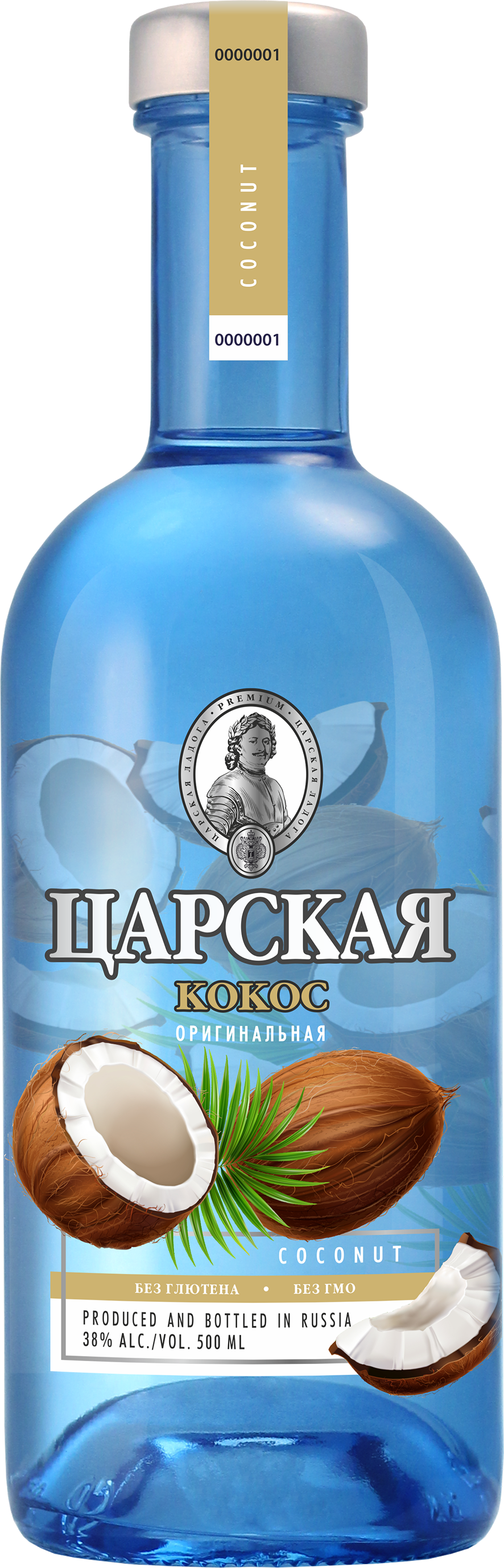 Водка Tsarskaja Original Coconut 0,5 л фото
