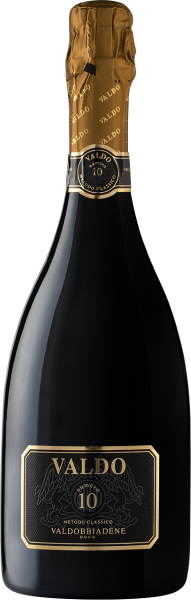 Вино игристое Белое Брют Valdo Numero 10 Metodo Classico Brut 2022 0,75 л фото
