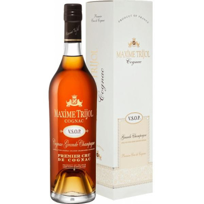 Коньяк Maxime Trijol VSOP Grand Champagne in gift box 0,70 л фото