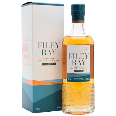 Виски Filey Bay Flagship Single Malt Yorkshire in gift box 0,7 л фото