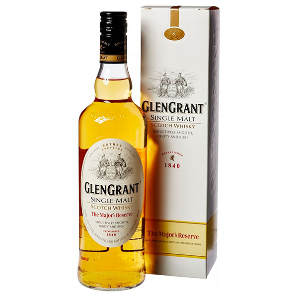 Виски Glen Grant The Major's Reserve Single Malt Speyside in gift box 0,7 л фото