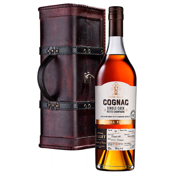 Коньяк Pierre Vallet Single Cask Grand Champagne in box Antique Valisette 0,70 л фото
