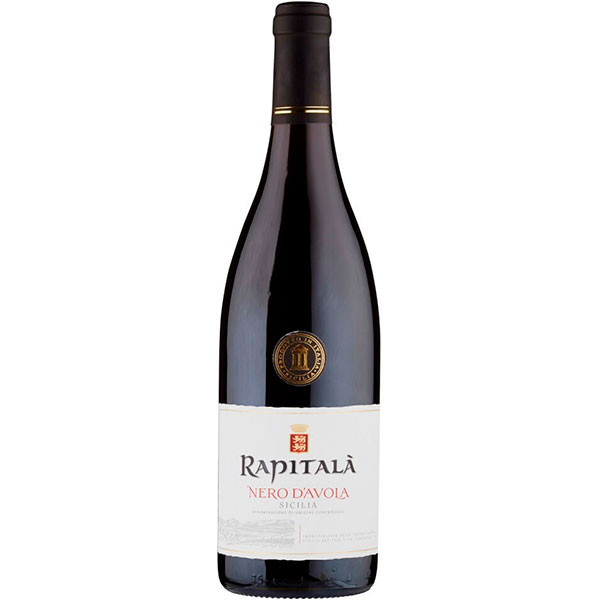 Вино Красное Полусухое Rapitala Nero d Avola Sicilia 2021 0,75 л фото