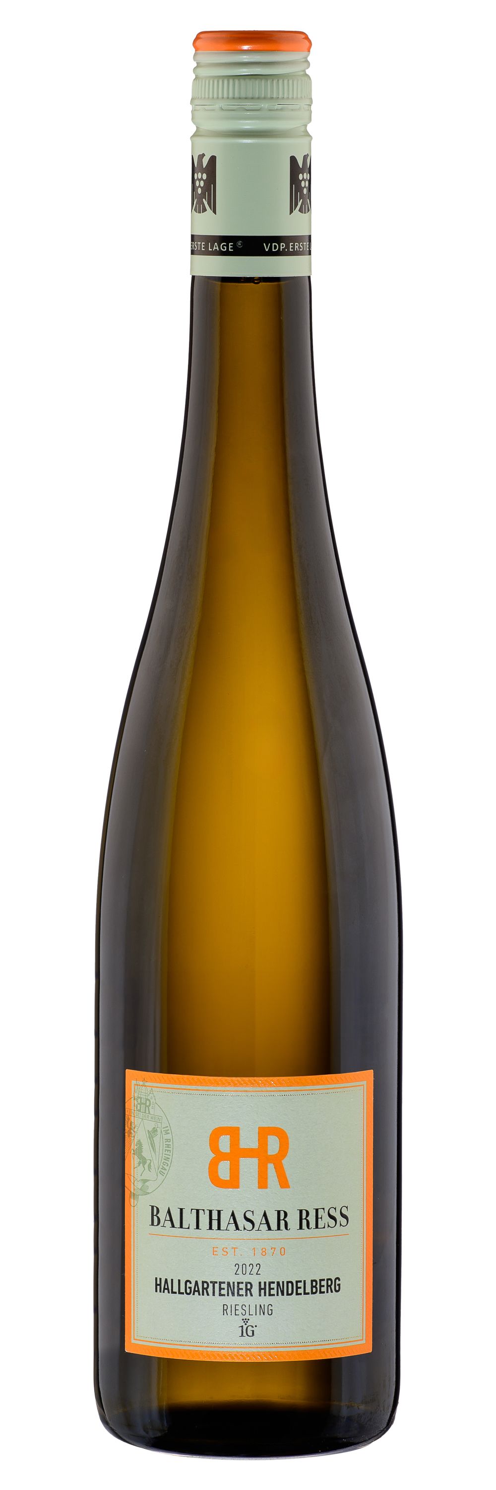 Вино Белое Сухое Balthasar Ress Hallgartener Hendelberg Riesling 2022 0,75 л фото