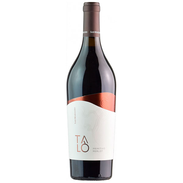 Вино Красное Полусухое San Marzano Talo Primitivo Merlot Tarantino 2021 0,75 л фото