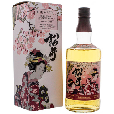 Виски The Matsui Sakura Cask Single Malt in gift box 0,7 л фото