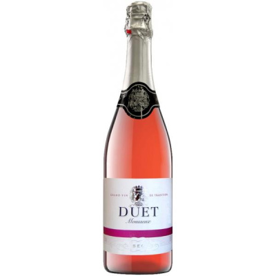 Вино игристое Розовое Сухое Duet Rosado Sec 0,75 л фото