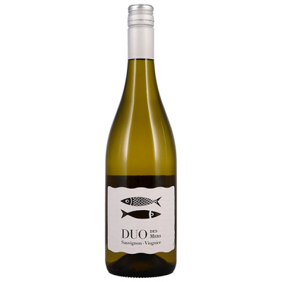 Вино Белое Сухое DUO des Mers Sauvignon-Viognier 2021 0,75 л фото