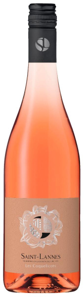 Вино Розовое Сухое Domaine Saint-Lanne Le Coquelicot Cotes de Gascogne 2021 0,75 л фото
