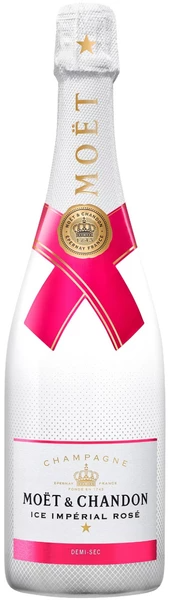 Шампанское Розовое Полусладкое Moet & Chandon Ice Imperial Rose Demi-Sec Champagne 0,75 л фото