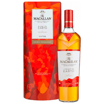 Виски Macallan A Night on Earth In Scotland Single Malt Speyside in gift box 0,70 л фото