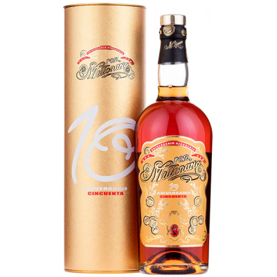 Ром Millonario 10 Aniversario Cincuenta in tube 0,7 л фото