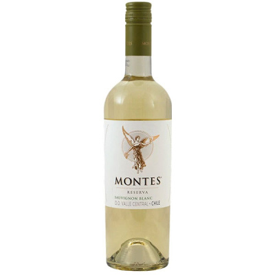 Вино Белое Сухое Montes Reserva Sauvignon Blanc Valle Central 2022 0,75 л фото