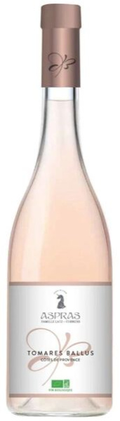 Вино Розовое Сухое Domaine des Aspras Tomares Ballus Cotes de Provence 2023 0,75 л фото