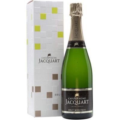 Шампанское Белое Брют Jacquart Mosaique Brut Champagne in gift box 0,75 л фото