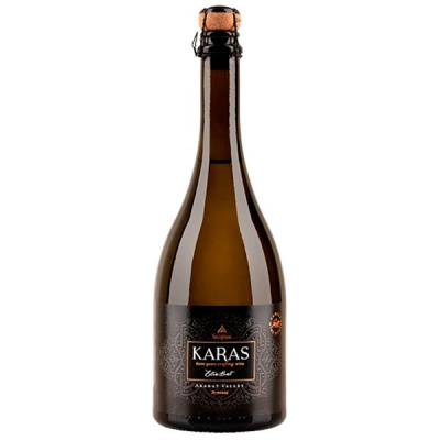Вино игристое Белое Экстра Брют Karas Extra Brut Ararat 0,75 л фото