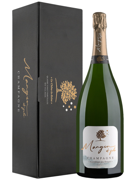 Вино игристое Белое Брют Mangin et Fils Assemblage des Terroirs Champagne 2021 1,5 л фото