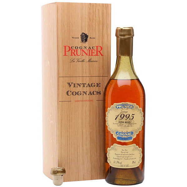 Коньяк Prunier Fins Bois 1995 0,7 л фото