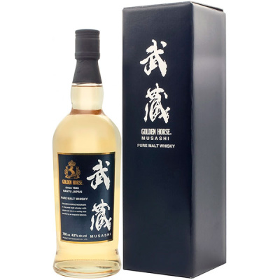 Виски Golden Horse Musashi in gift box 0,7 л фото