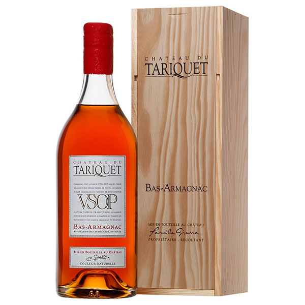 Арманьяк Chateau du Tariquet VSOP Bas-Armagnac in wooden box 2,50 л фото